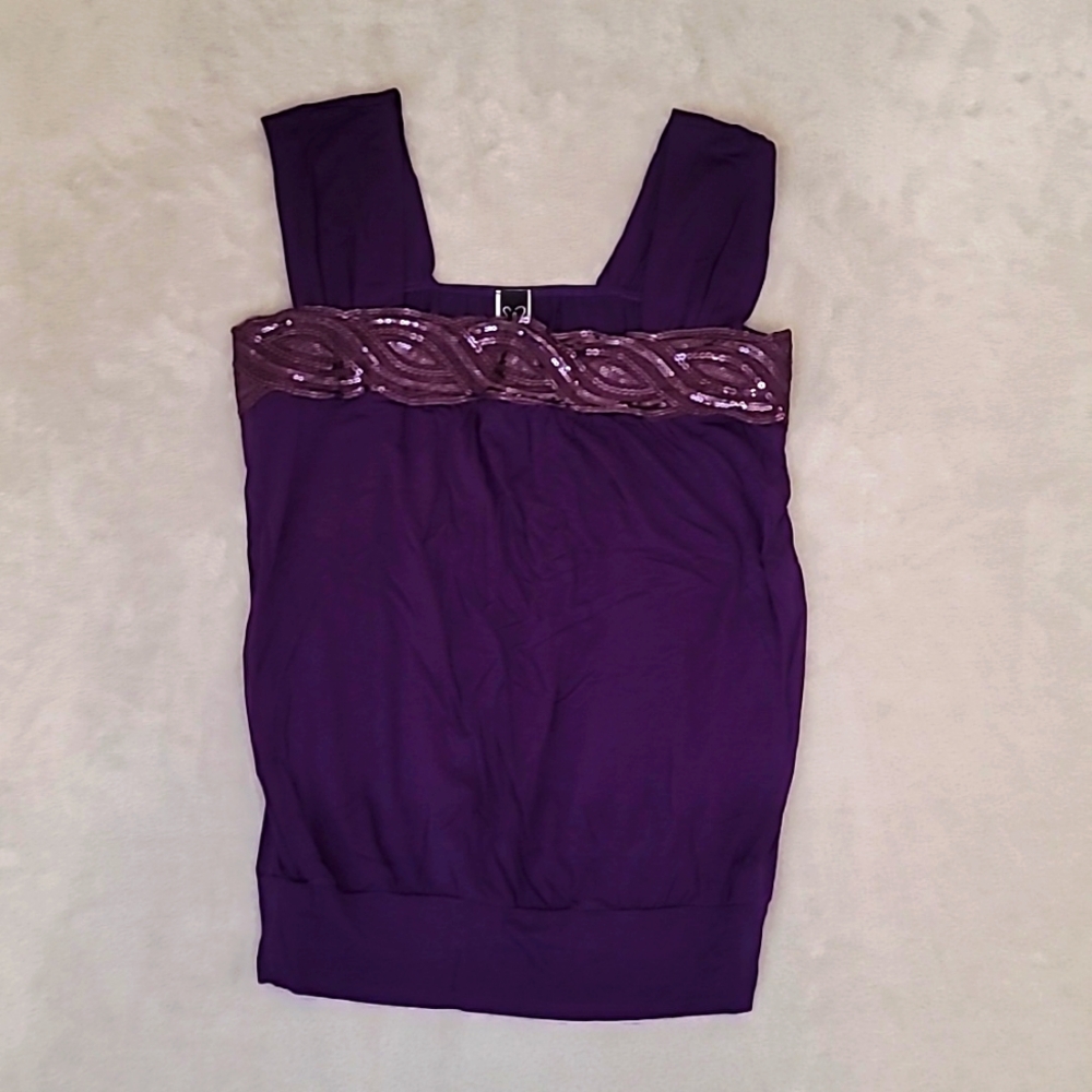 Windsor Women Sequins tank top Size M